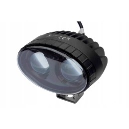 Ovalus halogeninis 2 LED 8W mėlynas purškimo sijos