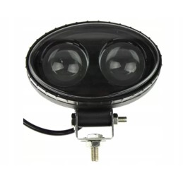 Ovalus halogeninis 2 LED 8W mėlynas purškimo sijos