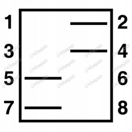 Perjunkite 3 padėtis 4 kontaktų Massey Ferguson