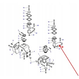 4348281m3 kairiojo kabinos tvirtinimo kronšteinas