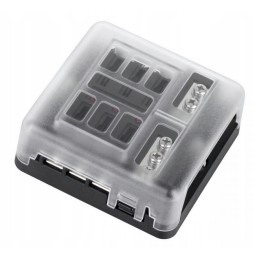 Midi saugiklių lizdų dėžutė 6 vnt 20 vnt