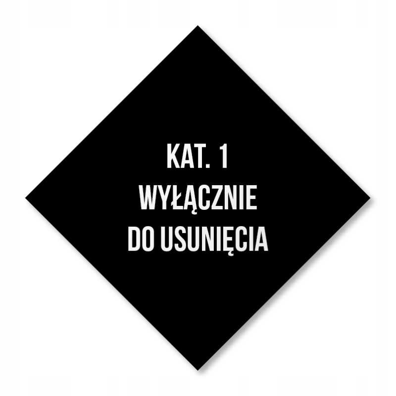 kategorijos adresų lenta skirta tik 30 cm PVC nuėmimui