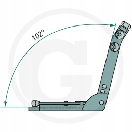 Ford Granite pakabos sėdynė