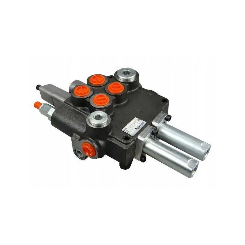 Hidraulinis skirstytuvas 80l min, 2 sekcijos su bloku