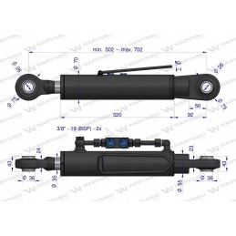 Hidraulinė centrinė jungtis C 360 Warynski