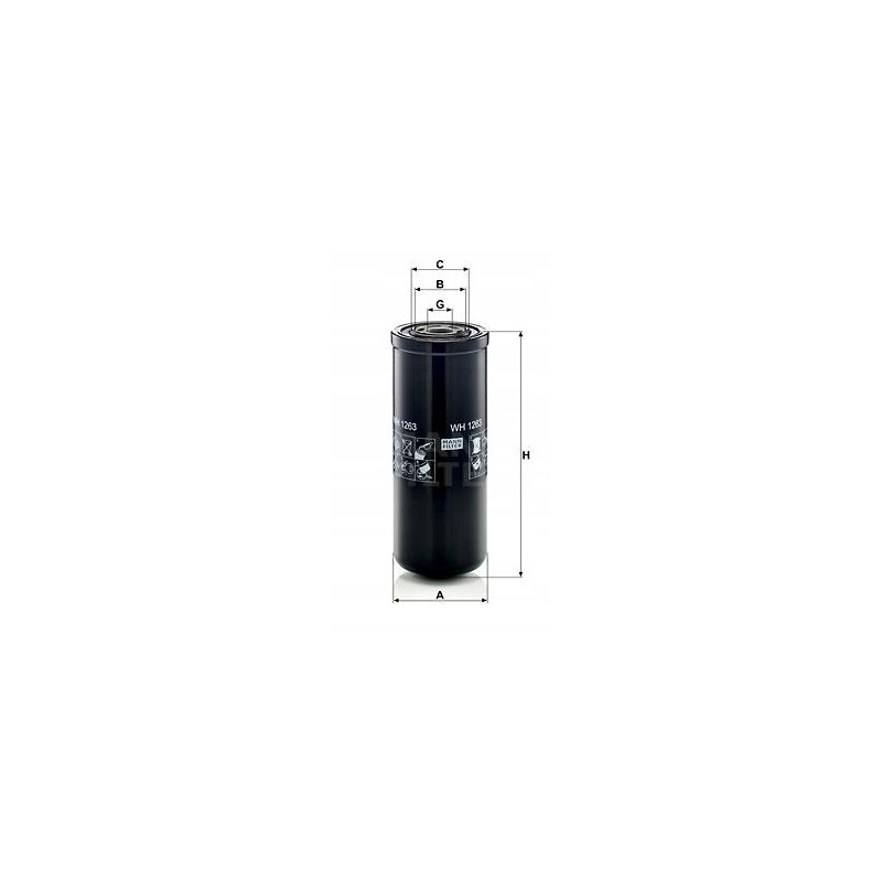 Mann hummel wh 1263 filtro darbinė hidraulika