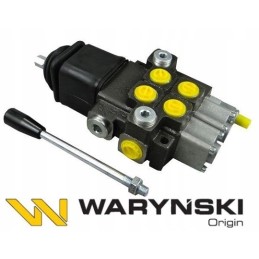 Hidraulinis skirstytuvas, 2 sekcijų, 40l, Warynski vairasvirtė