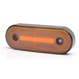 Stačiakampė LED šoninė gabaritinė lemputė 12 24v su srove