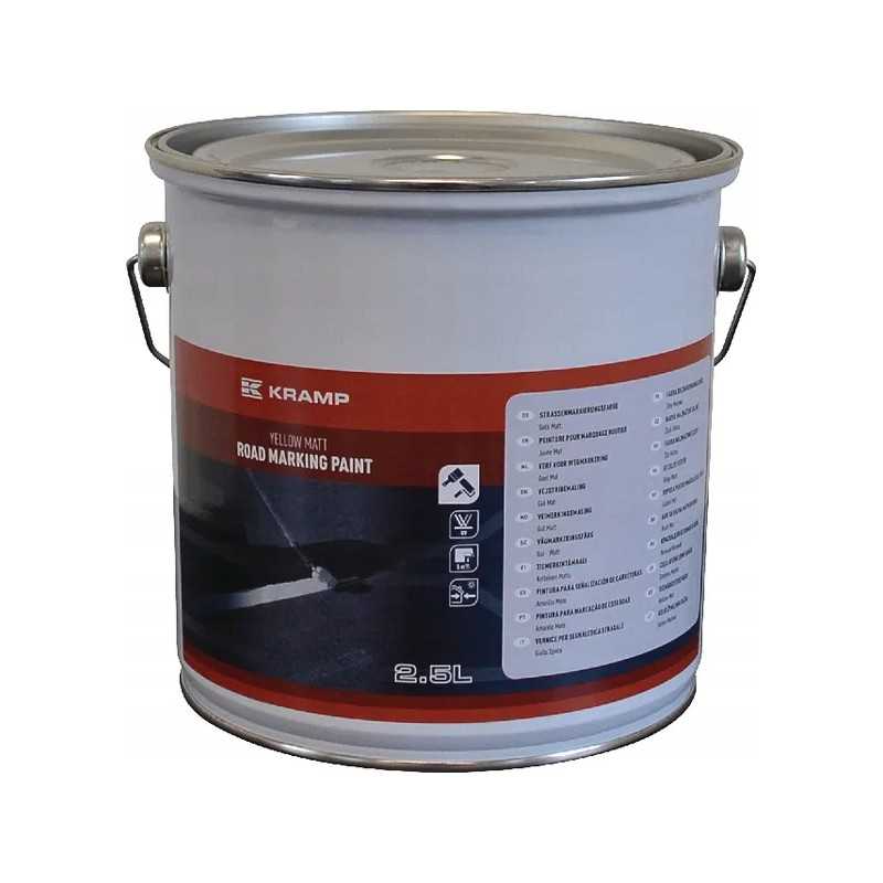 Kramp linijos dažai, geltoni, 2, 5 l
