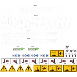 Lipdukų rinkinys krautukui Manitou MTL 735