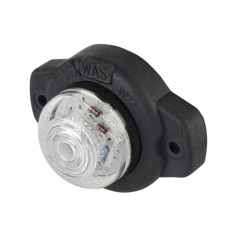 LED markerinė lempa citrina 12 24v skaidri pr