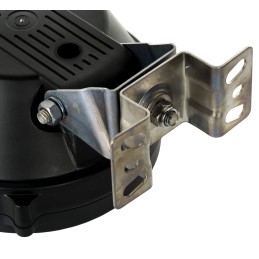 Halogeninė H3 apvali darbo lempa su rankena