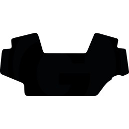 Juodas aksominis kilimėlis 654950076 granitas