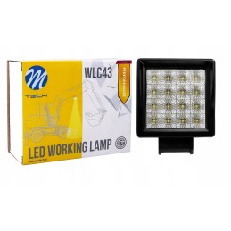 LED darbo lempa cree halogen 45w 12 24v 2500 lm