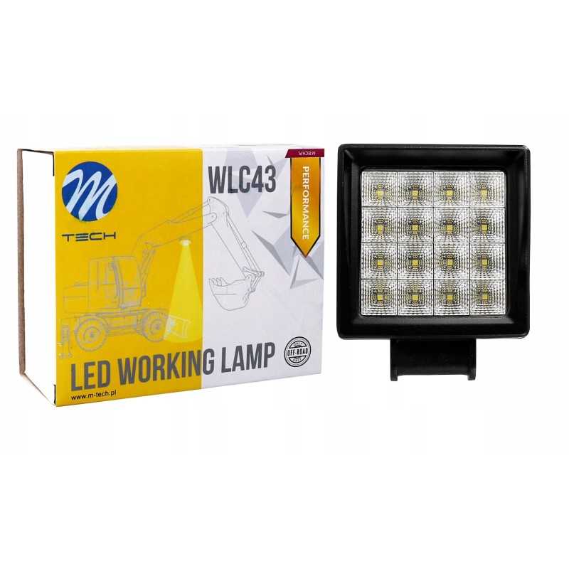 LED darbo lempa cree halogen 45w 12 24v 2500 lm