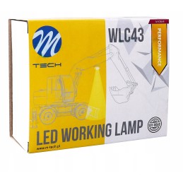 LED darbo lempa cree halogen 45w 12 24v 2500 lm