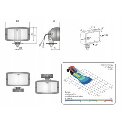 Halogeninė darbo lempa Wesem LPR6 27381 138x78