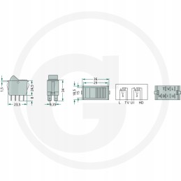 Cobo pakreipimo jungiklis apšvietimui