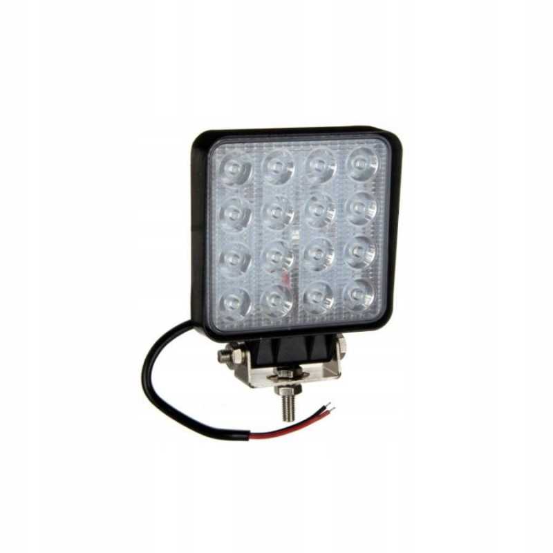 LED darbo lempa 48w 16 led 12v 24v