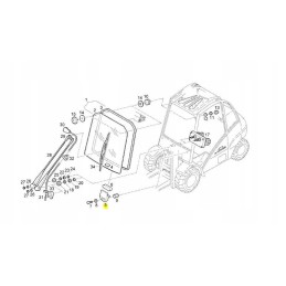 Linde priekinio stiklo laikiklio laikiklis 3924376225