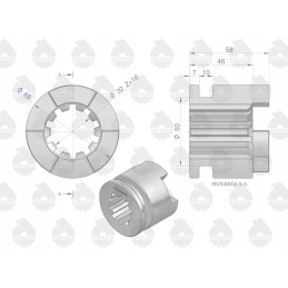 Stumdoma šunų sankaba, diferencialo užraktas