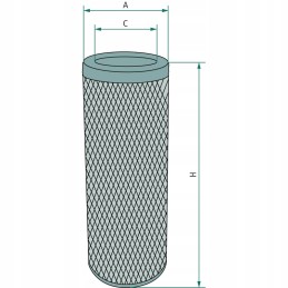 Oro filtras 294mm 60mm fleetguard