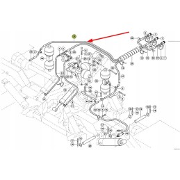 311139 0 hidraulinės alyvos vamzdis