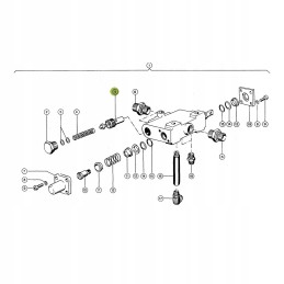 Hidraulinės pavaros vožtuvas claas 607176 1 originalus
