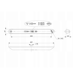 Stabdymo padėties lemputė LED lempos 12 24v papildomai