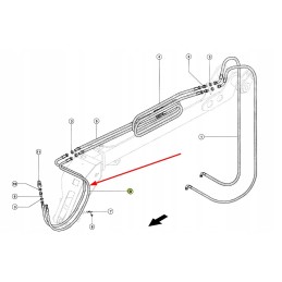 326493 0 strėlės hidraulinė žarna