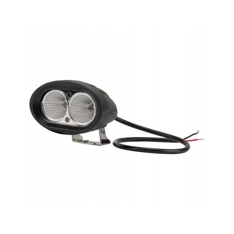 LED darbo lempa ovali 20w 1800lm 1030v fokusuota šviesa 2 led gopart
