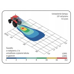 H3 įmontuojama darbo lempa Wesem lor541302 80x96