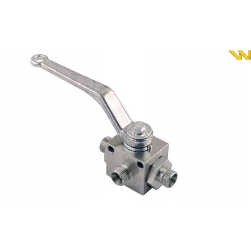 Trijų krypčių hidraulinis rutulinis vožtuvas 3 2 m16x1 5 10