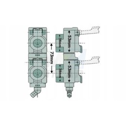 Alyvos surinkimo sistemos tarv kampinė jungtis