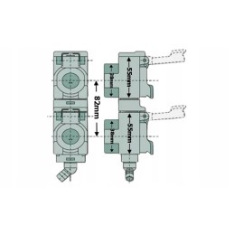 Kampinis alyvos surinkimo sistemos pajungimas