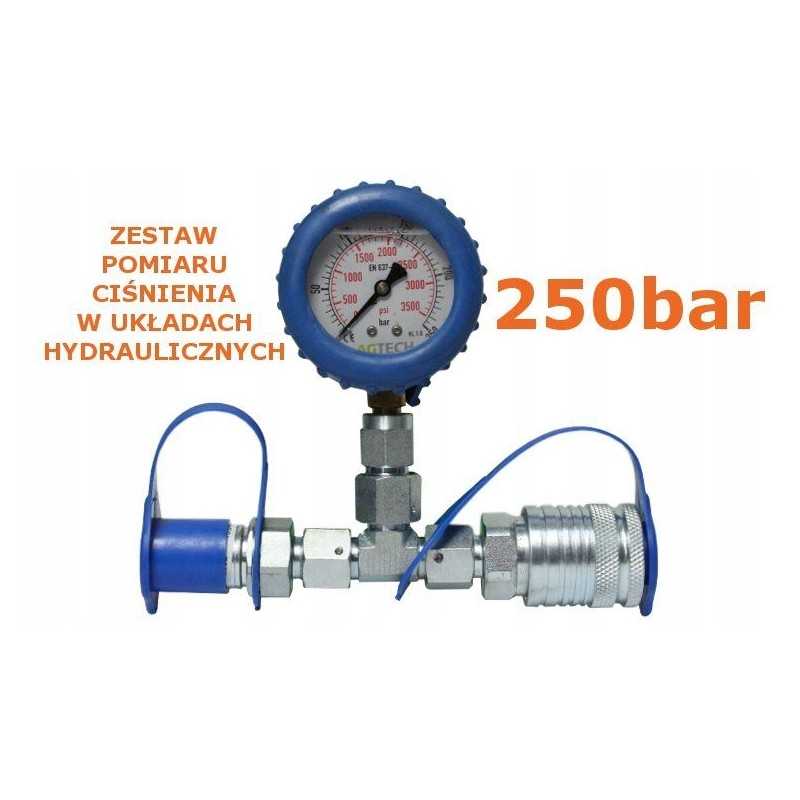 Hidraulinio slėgio matavimo rinkinys, manometro komplektas