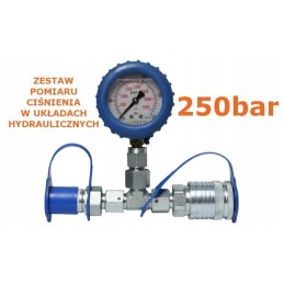 Hidraulinio slėgio matavimo rinkinys, manometro komplektas