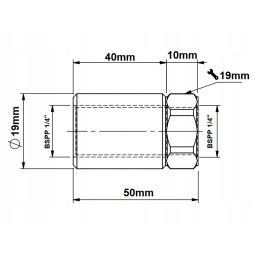 Apsauginis vožtuvas priekabai vuba aa 1 4 kompl
