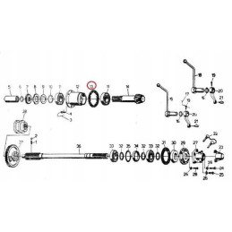 C 330 užpuoliko veleno reguliavimo poveržlė