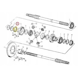 Diferencialo guolio veržlė c 330