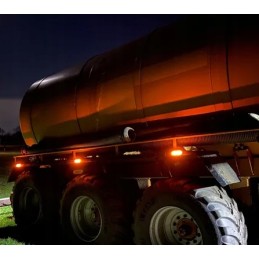 Stačiakampė LED markerinė lempa 12 24v su laidu