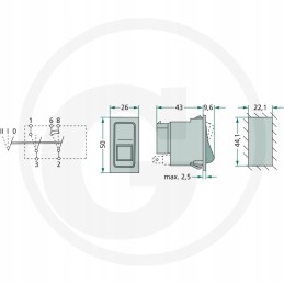 Perjungiklio korpusas 245910c1