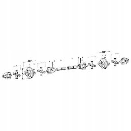 Walterscheid kryžius 76x27 94x32mm 342221 pločiui