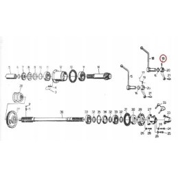 Šakės tvirtinimo varžtas cl 8 8 c 330