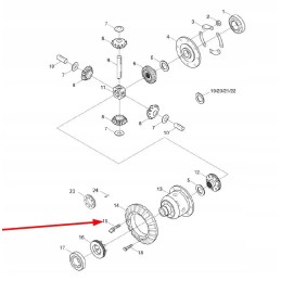300 Ft 38 185 diferencialo pavaros varžtas m12