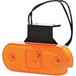 Halogeninė šoninė gabaritinė lemputė, stačiakampė, LED 12-24