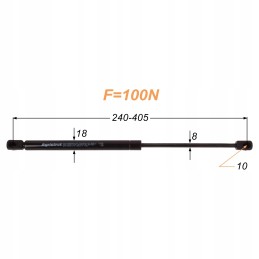Galinio stiklo dujų amortizatoriaus korpusas ford nh