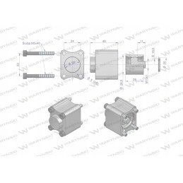 Rankiniu būdu valdomo skirstytuvo fiksatorius 40l