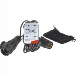 Kištukinio lizdo ir kištuko testeris 7-13 polių su kabeliu