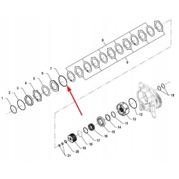 Pis06030014 tvirtinimo žiedas